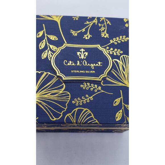 3 Pair Freshwater Button Pearl Earrings NIB Cote De Argent Sterling Silver - Picture 5 of 5